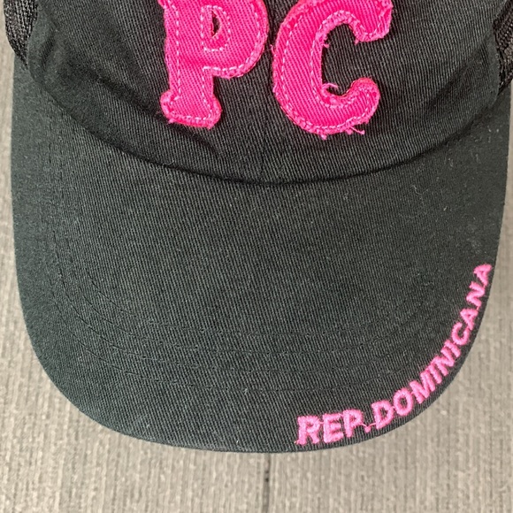 Punta Cana Republica Dominicana Trucker hat Womens OSFA Black Mesh Back Cap - Picture 4 of 12